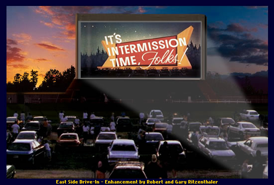 East Side Drive-In Theatre - A Colorization By Gary And Robert